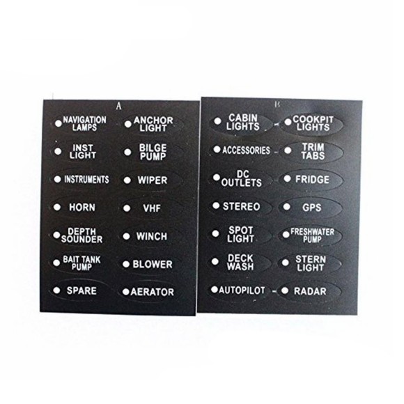 Панель бортового питания Skipper с тумблерами переключателей - 5, с индикацией, гнёзд предохранителей - 3, разъем USB