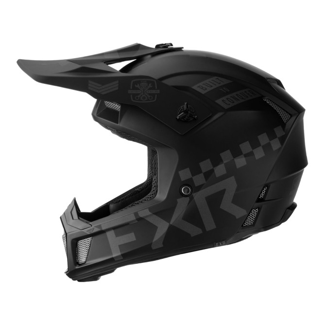 Шлем FXR Clutch Stealth Black Ops, L