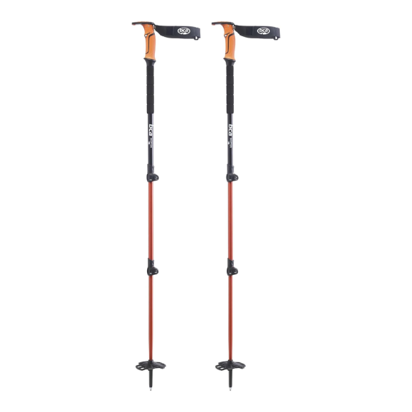 Палки треккинговые BCA SCEPTER 3S black-orange, OS