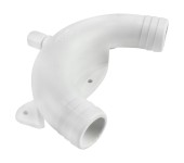 Колено 38 мм пластиковое с вентиляцией Колено 38 мм пластиковое с вентиляцией