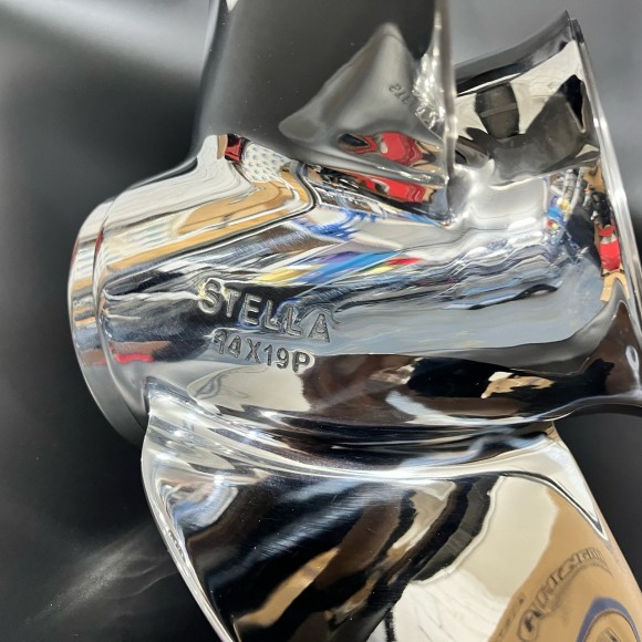 Гребной винт Yamaha 150-300, F150-F275, F300B Stella (3x14x19) (Сталь) (Polastorm)