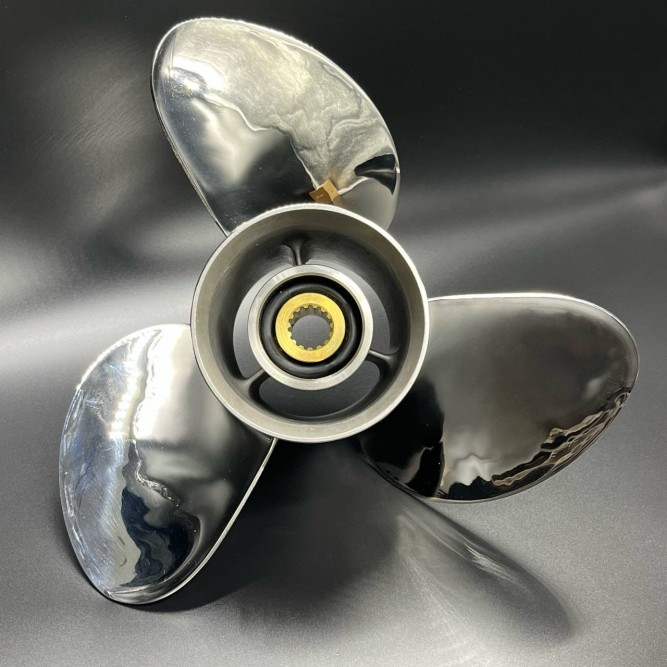 Гребной винт Yamaha 150-300, F150-F275, F300B Stella (3x14x19) (Сталь) (Polastorm)