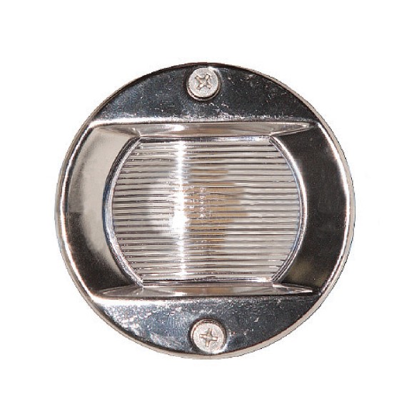 Огонь кормовой , хромированный круглый корпус Огонь кормовой , хромированный круглый корпус