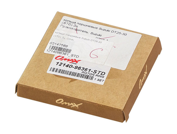 Кольца поршневые Suzuki DT25-30 (STD) 2ц, Omax