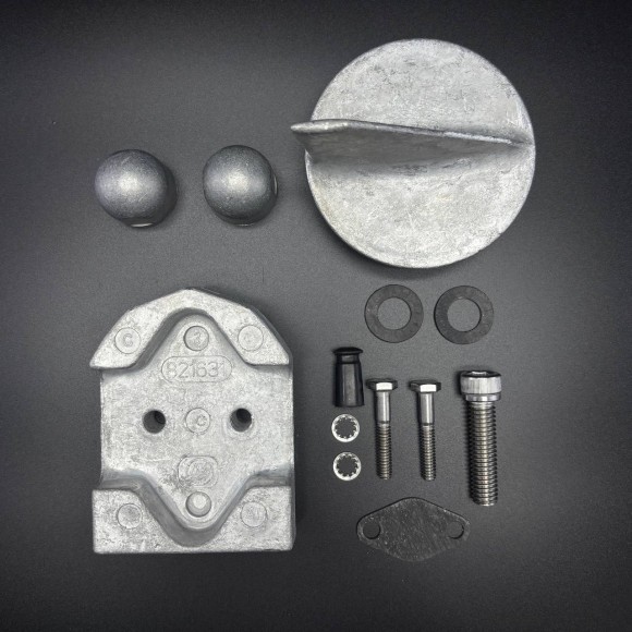 Комплект анодов алюминиевых ANODE KIT (ALUM) MR и ALPHA ONE 1984-1990 г. QS Комплект анодов алюминиевых ANODE KIT (ALUM) MR и ALPHA ONE 1984-1990 г. QS
