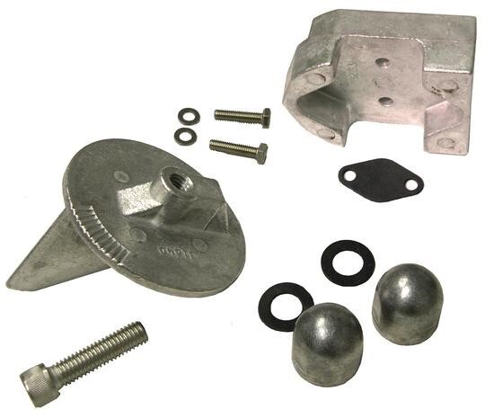 Комплект анодов алюминиевых ANODE KIT (ALUM) MR и ALPHA ONE 1984-1990 г. QS