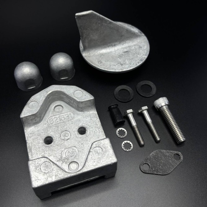 Комплект анодов алюминиевых ANODE KIT (ALUM) MR и ALPHA ONE 1984-1990 г. QS