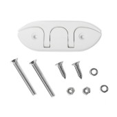 Утка швартовая складная SUNFINE 120 мм, белый нейлон