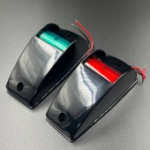 Огни ходовые LED (комплект)(131x59x46мм)(12V/24V)чёрный (Sunfine) Огни ходовые LED (комплект)(131x59x46мм)(12V/24V)чёрный (Sunfine)