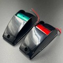 Огни ходовые LED (комплект)(131x59x46мм)(12V/24V)чёрный (Sunfine)