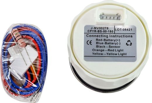 Указатель температуры масла 50-150 гр., черный циферблат, нержавеющий ободок, д. 52 мм, Marine Rocket Указатель температуры масла 50-150 гр., черный циферблат, нержавеющий ободок, д. 52 мм, Marine Rocket