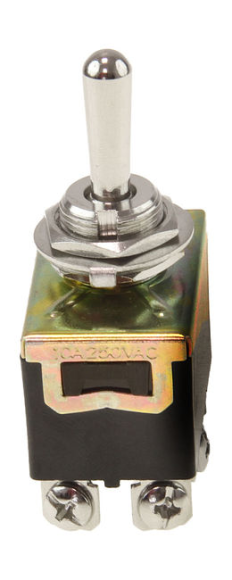 Тумблер трехпозиционный ON-OFF-ON 12 В/15А 6P Тумблер трехпозиционный ON-OFF-ON 12 В/15А 6P