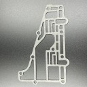 Прокладка под холодильник 6L2 Yamaha 20-25 (2) (Osaka)