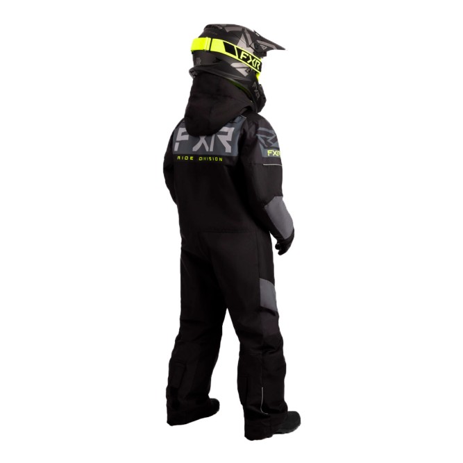 Детский комбинезон FXR Helium с утеплителем Black/Charcoal/Hi Vis, 4
