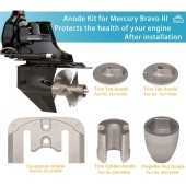 Комплект анодов алюминий Mercruiser Bravo 3(Quicksilver) Комплект анодов алюминий Mercruiser Bravo 3(Quicksilver)
