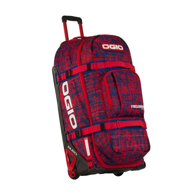 Сумка Ogio Rig 9800 на колесиках Chaos red/blue