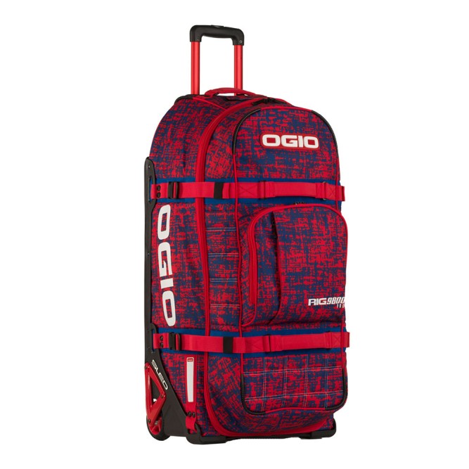 Сумка Ogio Rig 9800 на колесиках Chaos red/blue