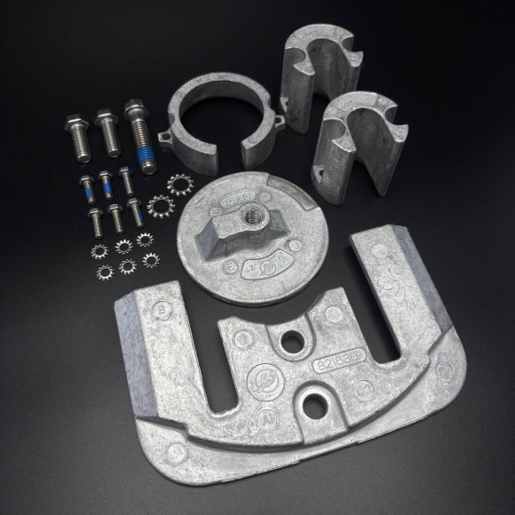 Комплект анодов алюминиевых ANODE KIT MerCruiser Bravo One Stern Drives - 1988 and Newer QS