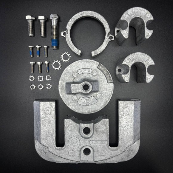 Комплект анодов алюминиевых ANODE KIT MerCruiser Bravo One Stern Drives - 1988 and Newer QS