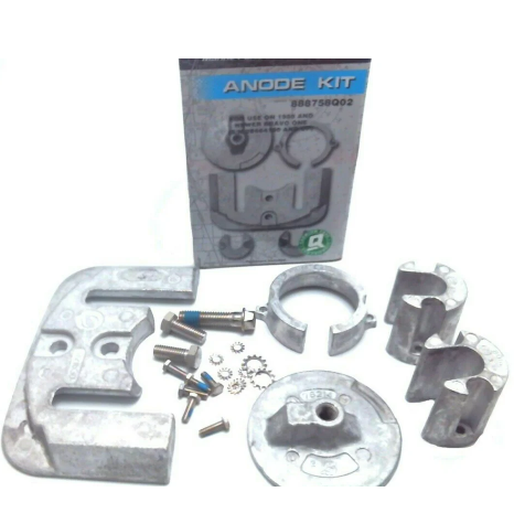 Комплект анодов алюминиевых ANODE KIT MerCruiser Bravo One Stern Drives - 1988 and Newer QS