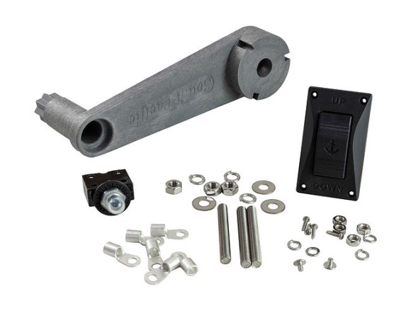 Лебедка якорная South Pacific VA600 вертикальная, 800Вт, 12 В,