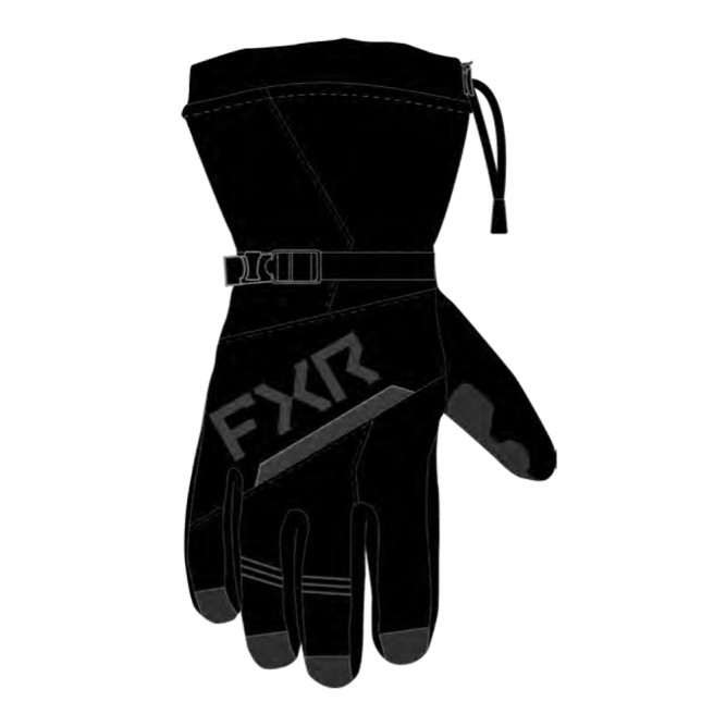 Перчатки FXR CX с утеплителем Black Ops, L