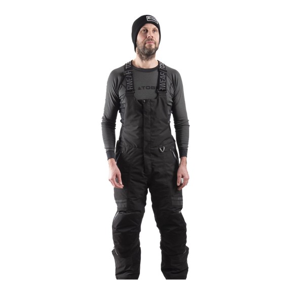 Полукомбинезон Tobe Hoback с утеплителем Jet Black, 2XL Полукомбинезон Tobe Hoback с утеплителем Jet Black, 2XL