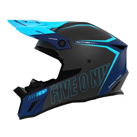 Шлем 509 Altitude 2.0 Carbon 3K High-Flow Cyan Navy, XS