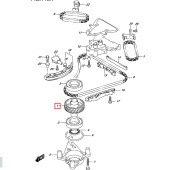 Шестерня ведущая Suzuki DF250-300 12730-98J00 Шестерня ведущая Suzuki DF250-300 12730-98J00