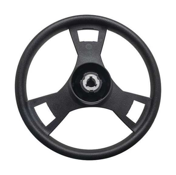 Рулевое колесо GUSSI 013 обод и спицы черные д. 350 мм