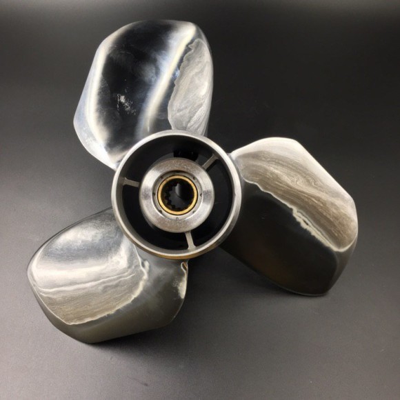 Гребной винт Suzuki DT40-DT65, DF40-DF50, DF40A-DF60A (3x12x14) (Сталь) (Polastorm)