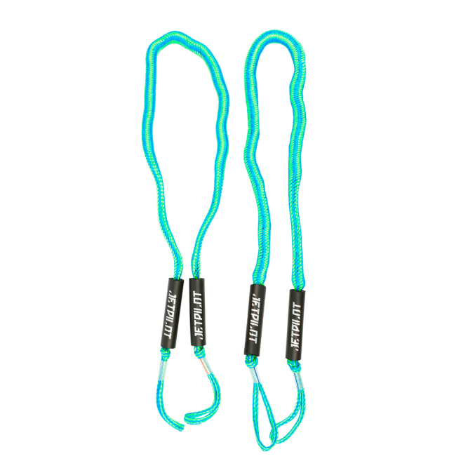 Комплект чалок с поплавками JetPilot PWC Bungee Dock Tie Twin Pack Green