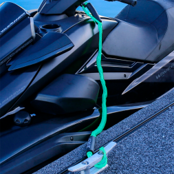 Комплект чалок с поплавками JetPilot PWC Bungee Dock Tie Twin Pack Green