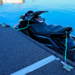 Комплект чалок с поплавками JetPilot PWC Bungee Dock Tie Twin Pack Green