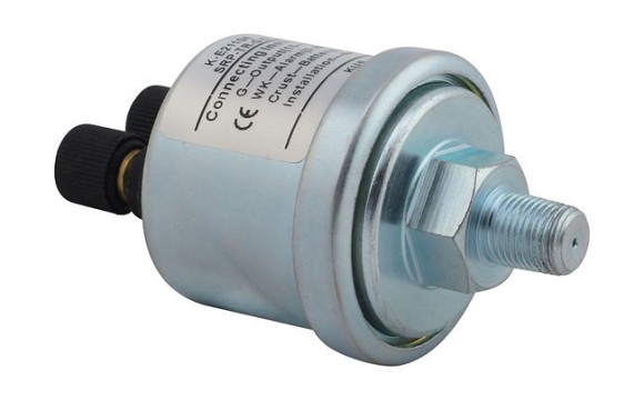 Датчик давления масла 0-5 бар, аварийная сигнализация 0.8 бар, резьба 1/8" Датчик давления масла 0-5 бар, аварийная сигнализация 0.8 бар, резьба 1/8"