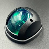 Огонь ходовой (зелёный)(12V/10W)(99x87мм) (Sunfine) Огонь ходовой (зелёный)(12V/10W)(99x87мм) (Sunfine)