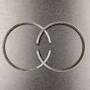 Кольца поршневые, комплект на один поршень Yamaha 40-50 (STD) (2Ring) (Sinera)