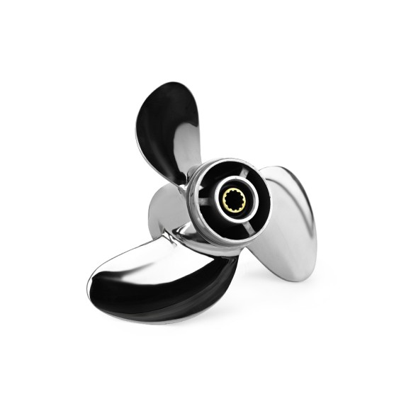 Винт гребной  Skipper для Tohatsu 4-6HP нержавеющий, диаметр - 7.8", шаг 8"