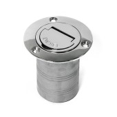 Горловина заливная SUNFINE 50мм прямая (Diesel), нержавеющая сталь