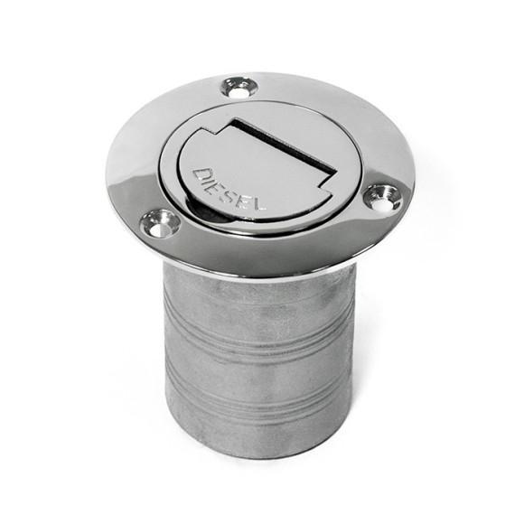 Горловина заливная SUNFINE 50мм прямая (Diesel), нержавеющая сталь Горловина заливная SUNFINE 50мм прямая (Diesel), нержавеющая сталь