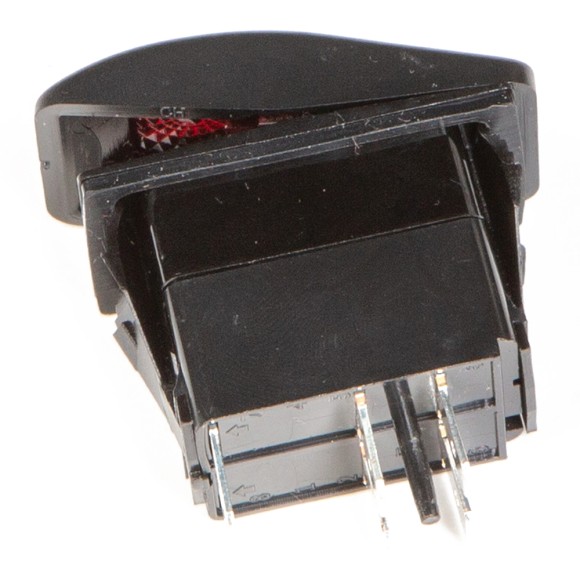 Переключатель двухпозиционный Skipper (ON)-OFF 12В 20А, 5 контактов, с подсветкой