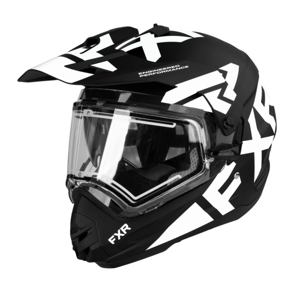 Шлем FXR Torque X Team с подогревом Blk/White, XS
