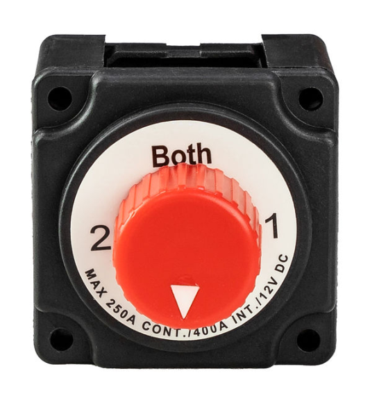 Выключатель массы "OFF-1-BOTH-2" (2 АКБ) 250А