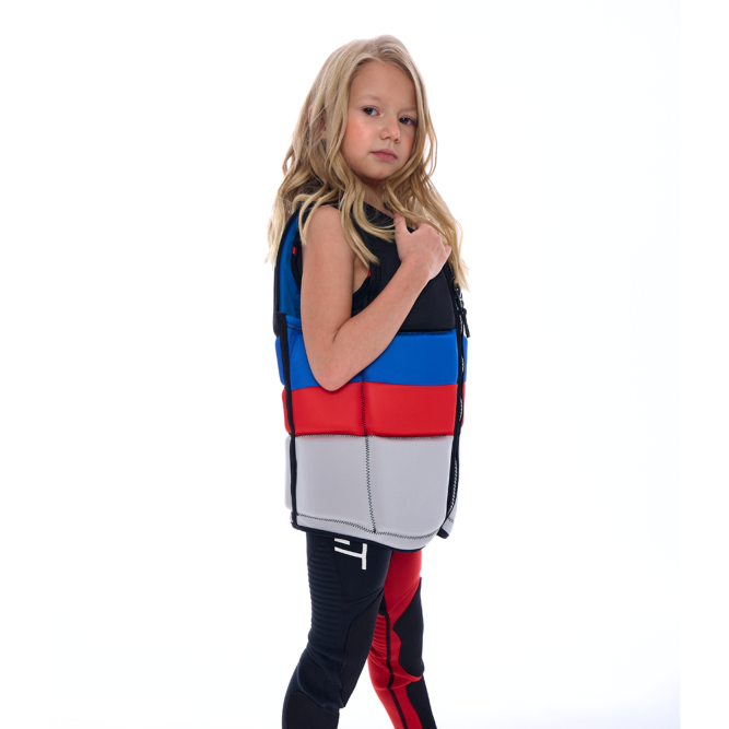 Детский спасательный жилет JetPilot Youth X1 Eco Vest Black blue, 165