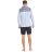 Лайкра с капюшоном JetPilot Venture L/S Hooded Hydro Tee Grey, XL