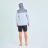 Лайкра с капюшоном JetPilot Venture L/S Hooded Hydro Tee Grey, XL