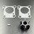 Ремкомплект помпы охлаждения Honda BF8-15 (Omax)