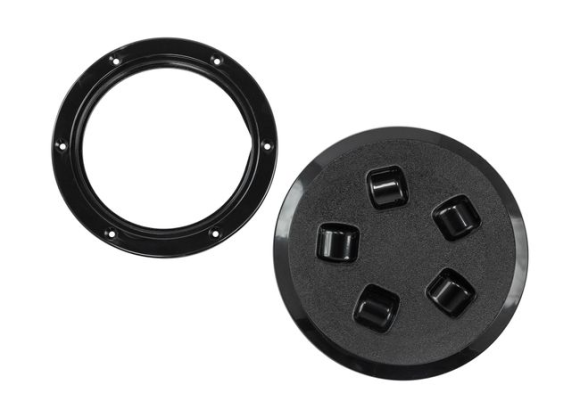 Лючок палубный 110 мм, черный