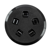 Лючок палубный 110 мм, черный