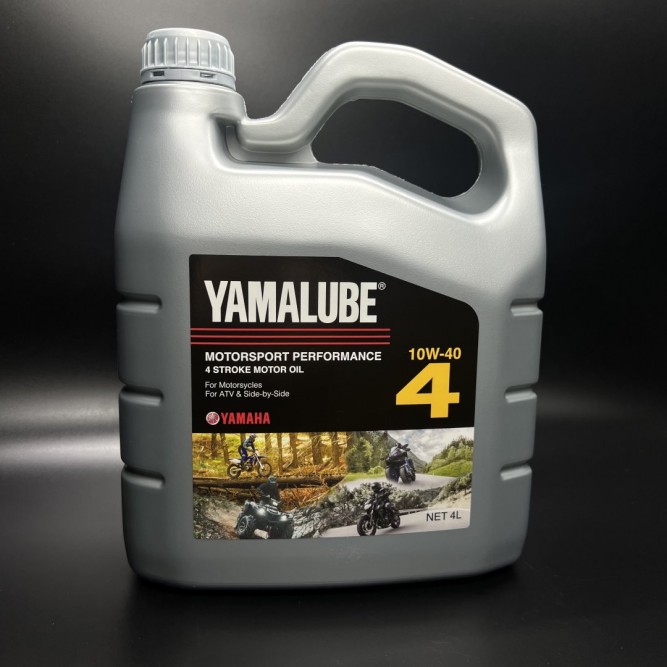 Масло моторное Yamalube MC 4T 10W-40 (4 л) Полусинтетика для мотоцикла, квадроцикла, скутера